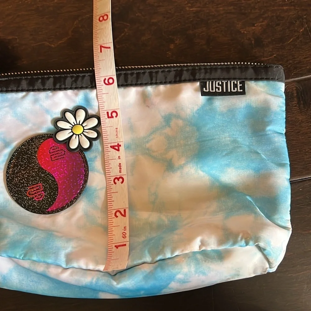 Justice cosmetic bag EUC